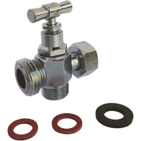 SOMATHERM FOR YOU Robinet de WC 3 voies chromé pour le raccordement d'un WC et d'une douchette