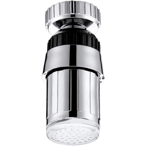 Robinet D'eau Capteur de Température Evier de Cuisine Salle de Bains Mousseur Faucet Automatique Trois-Couleurs