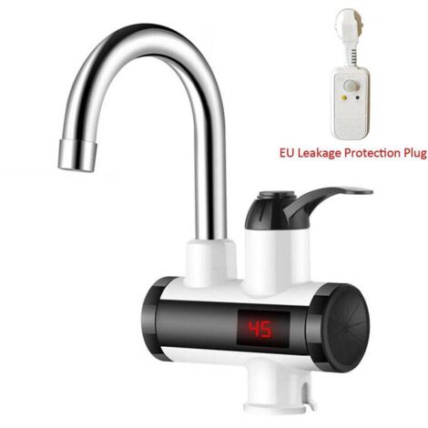 Robinet d'eau chaude instantanée 3000W, robinet de chauffe-eau électrique, étanche IPX4, rotatif à 360 °