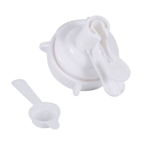 Robinet d'eau pour bouteille plastique 1Pc - Valve de distribution simple, Blanc