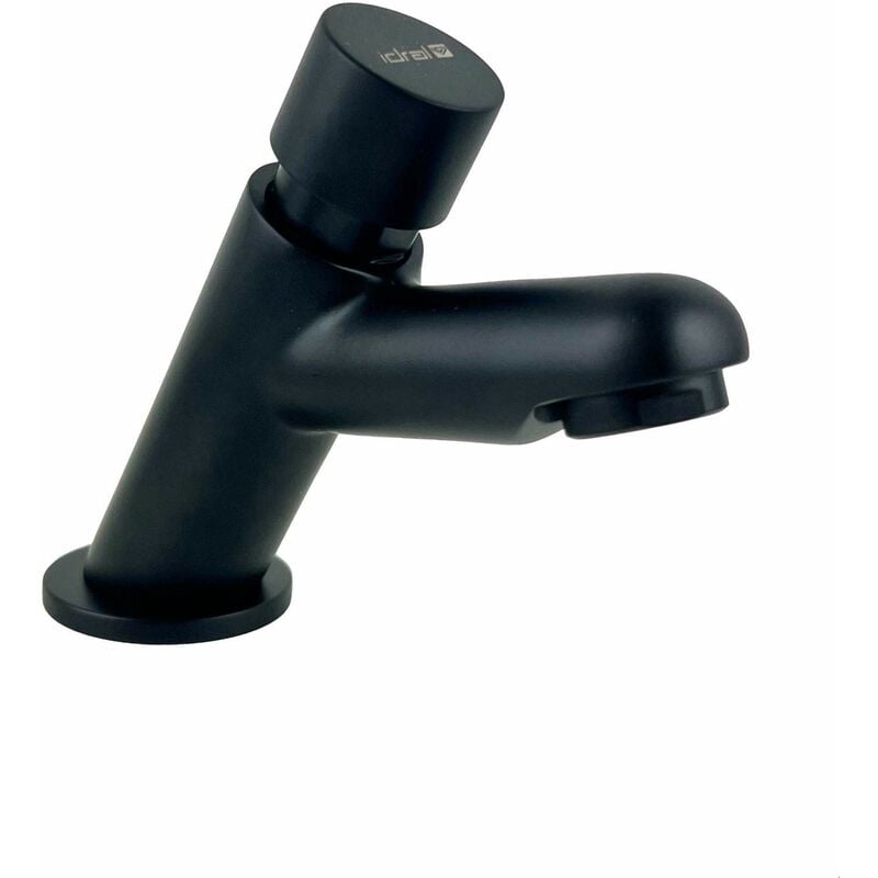 Robinet d'eau simple avec minuterie de 15 secondes de couleur noir mat idral 08210-VAR Noir mat - 15 secondes - Noir mat