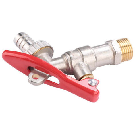 Robinet d'eau verrouillable en laiton, filetage 1/2", pour la maison, l'extérieur et le jardin