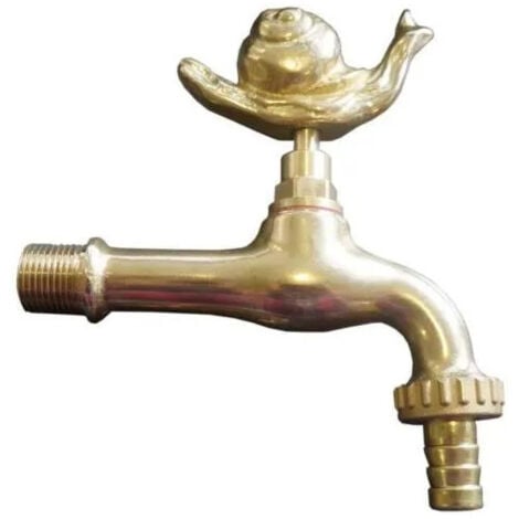 Robinet décoratif pour fontaine Motif escargot, M1/2 M3/4