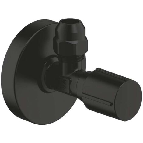 robinet d'équerre 1/2″, noir mat (220732430)