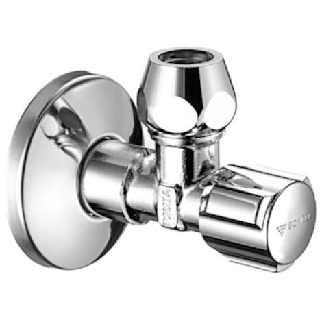 Robinet d'équerre COMFORT 1/2 pouce x 12 mm, avec ASAG chrome SCHELL