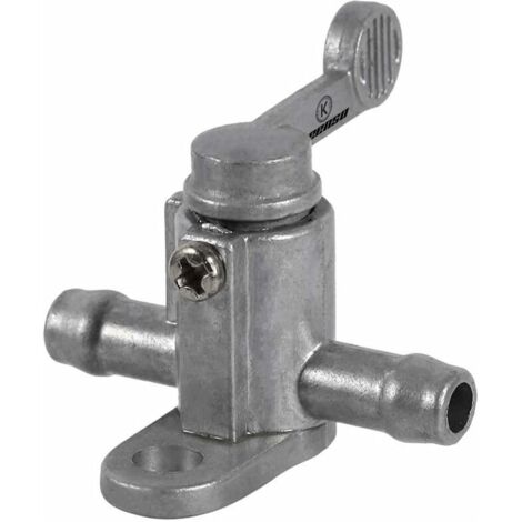 Robinet d'Essence, Keenso 5/16 '' en Ligne ON/OFF Interrupteur d'Essence Robinet à Gaz Réservoir de Carburant Commutateur 8mm 5/16 '' Universel