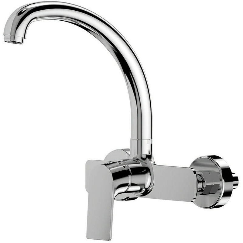 Robinet D'évier À Monocommande. Bec Haut. Mod. Encastré Ged Cascais