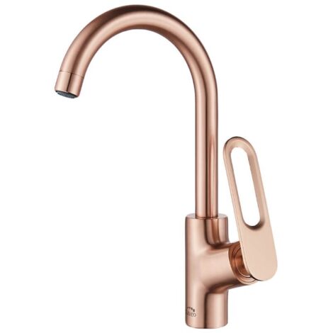Robinet d'évier de cuisine TIERRA or rose