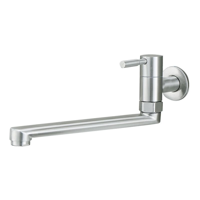 Shining House - Robinet d'évier mural en acier inoxydable