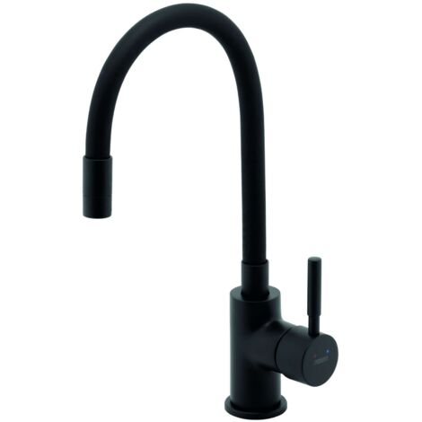 Robinet d'évier Novaservis avec poignée en silicone noir