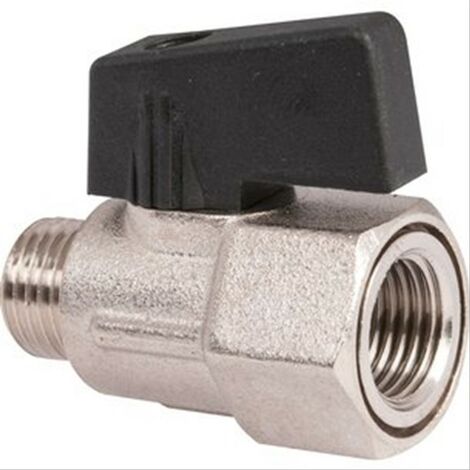 Robinet d'isolement à purge MF 1/4 à boisseau sphérique