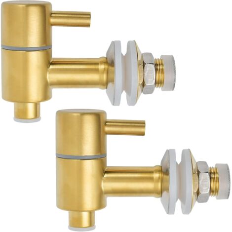Robinet distributeur d'eau en 2 pièces, bec à levier en acier inoxydable, robinet de remplacement pour systèmes de filtration par gravité, doré