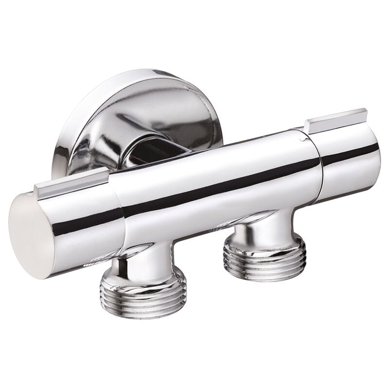 Robinet à faible encombrement avec 2 raccords pour lave-linge - Idrhaus