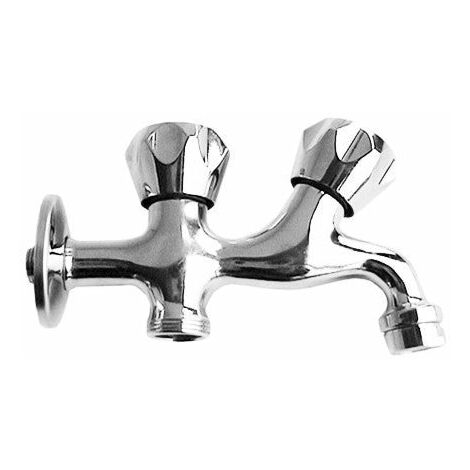 Robinet double usage sorties, en laiton