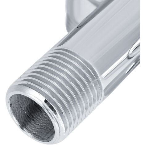 Robinet Double Voie pour Toilette et Lave-linge en Cuivre Poli - Valve de Distribution d'eau avec Écrous Quart de Tour, Prise de Nettoyeur haute pression