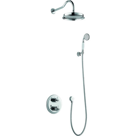 Robinet douche encastrable rétro Paini Lady's chrome