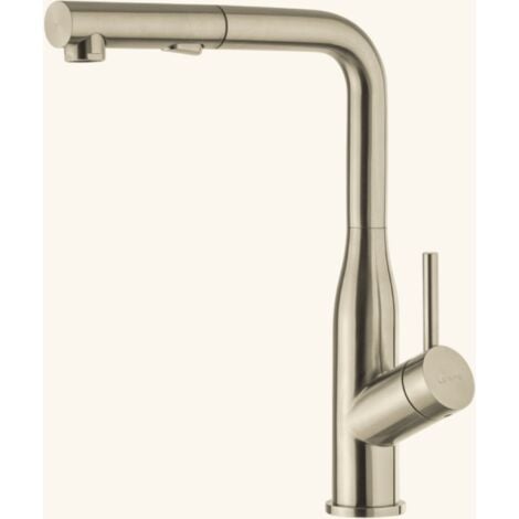 Robinet douchette Luisina inox doré or clair ARCHIE