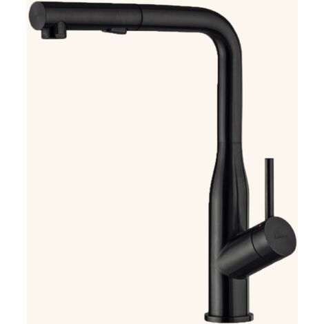 Robinet douchette Luisina inox noir mat ARCHIE