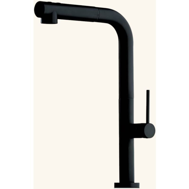Robinet cuisine douchette noir NOLAN