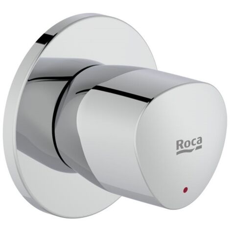 Robinet droit pour eau chaude (index rouge) BRAVA - ROCA Dimensions : 3/4".