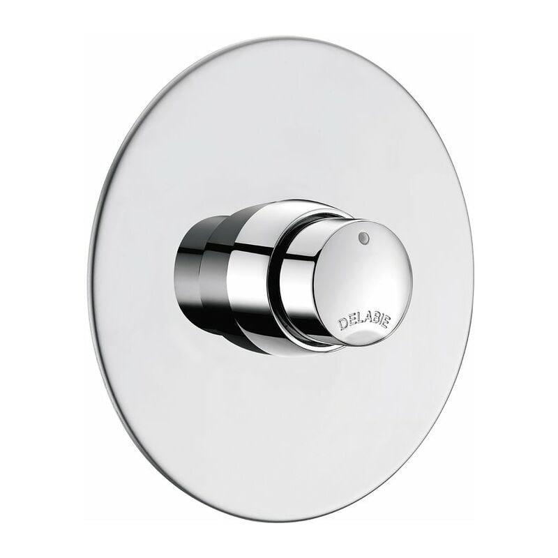 Robinet d'urinoir M1/2 encastré temporisé 3sec + rosace - temposoft 2 - Delabie