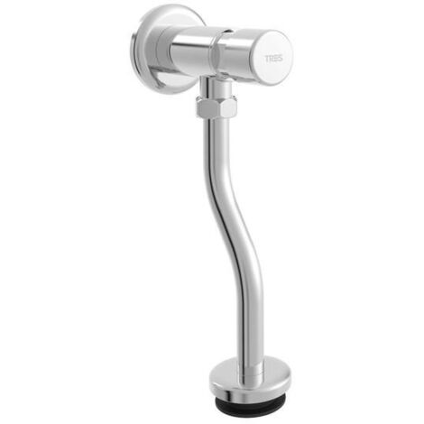 Robinet d’urinoir avec 1 tube adaptable à l'urinoir Chromé - TRES 21220001