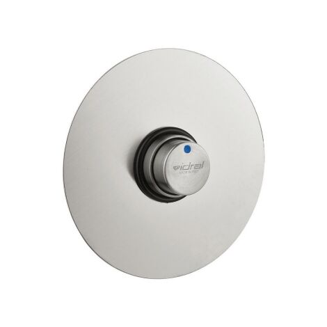 Robinet d'urinoir temporisé encastré série INOX Idral 08425  Acier inoxydable