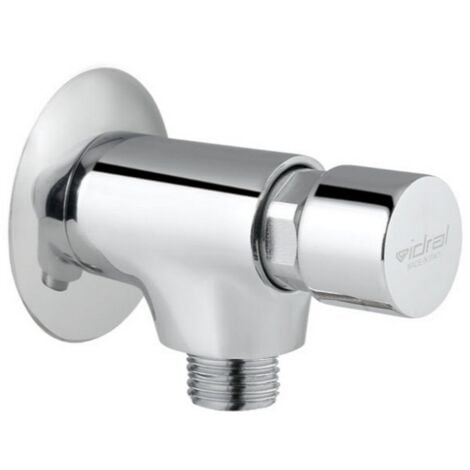 Robinet de lavabo en acier inoxydable avec arrêt temporisé de 15 secondes  Idral Inox 08410