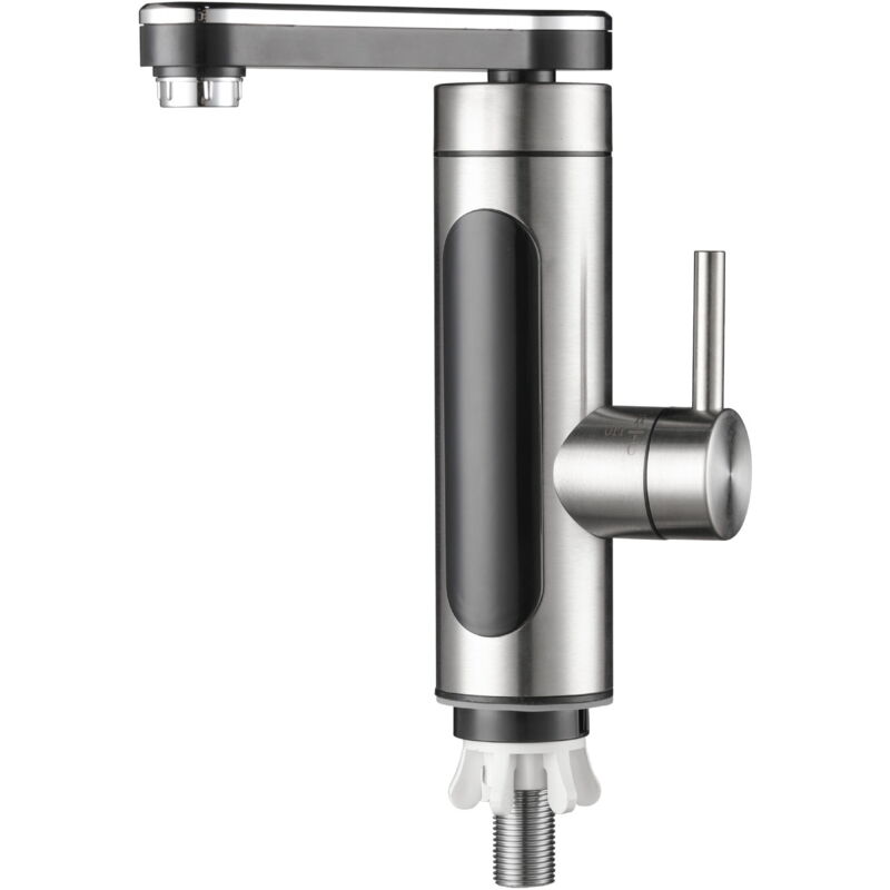 Robinet électrique avec chauffe-eau instantané 220V, robinet chauffant électrique Affichage de la température LCD Rotation de mélange à 360º