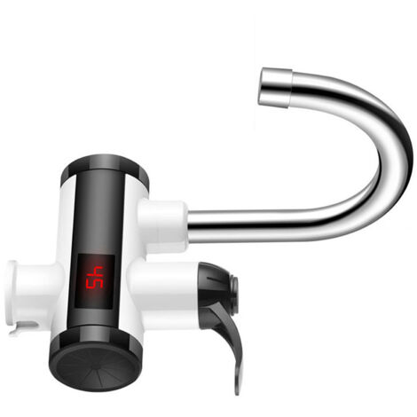 Robinet électrique instantané 3000W avec LED display et protection IPX4 - Faucet chauffante pour cuisine et salle de bain 220V