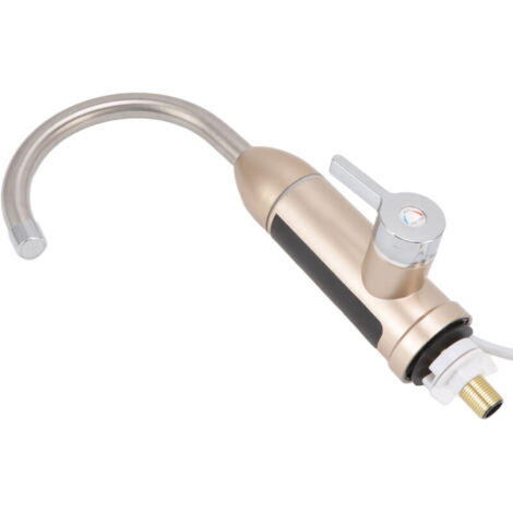 Robinet Électrique Instantané 3000W Rotatif Mitigeur Froid Chaud Inox Pour Cuisine Salle De Bain USA Plug 110V