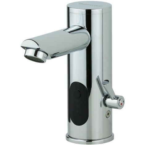 Robinet électronique chrome avec mitigeur pour régler la température de l'eau RUELDA02 Chromé - Chromé