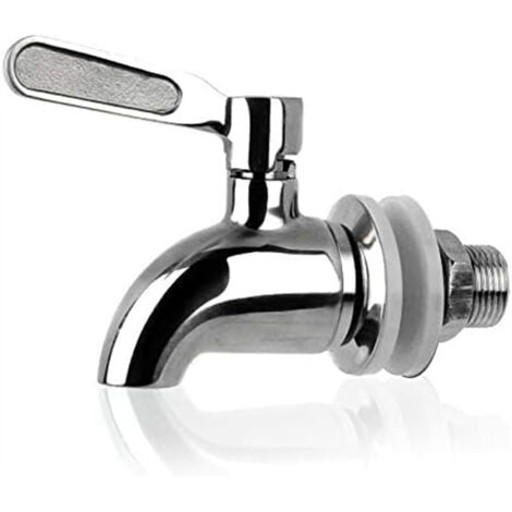 Robinet en acier inoxydable 304 pour fûts de vin, robinet à jus, robinet pour bouteilles de vin en verre, robinet à bière