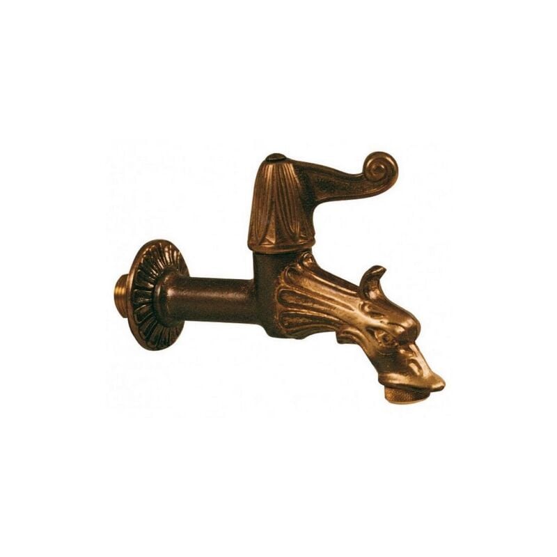 Rubinetterie Associate - Robinet artistique en laiton avec raccord rapide 1/2 m avec raccord de tuyau pour fontaine