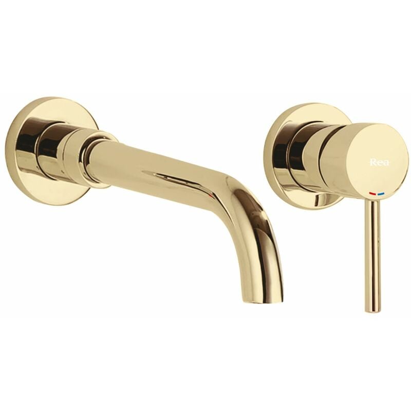 Robinet encastré REA lungo gold + box