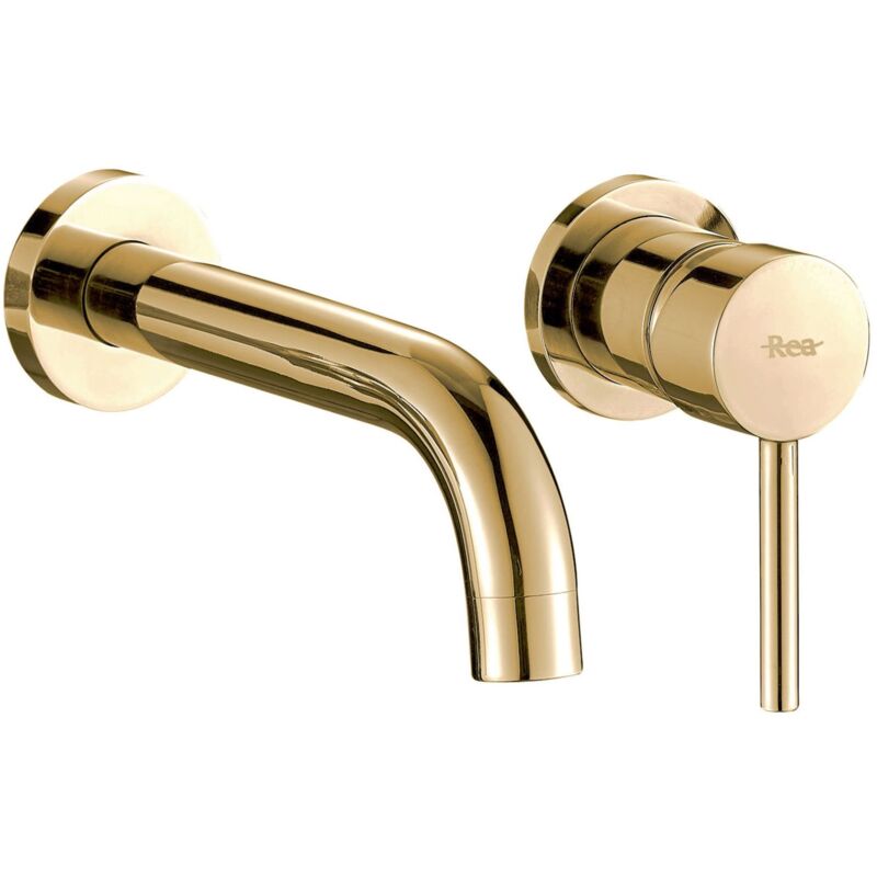 Robinet encastré REA lungo gold + box