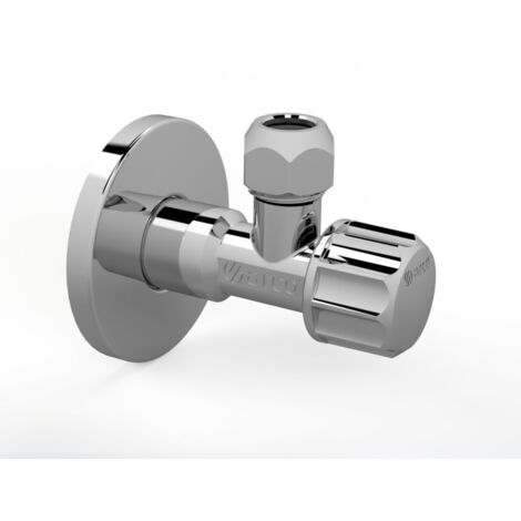 robinet équerre - a potence 15 x 21 - 12 x 17 - bicone 10 - chromé - arco z0602