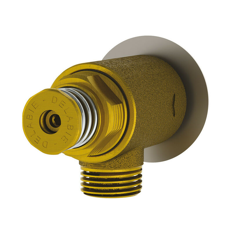Delabie - Robinet mural Tempostop 3l/min pour lave-mains temporisé