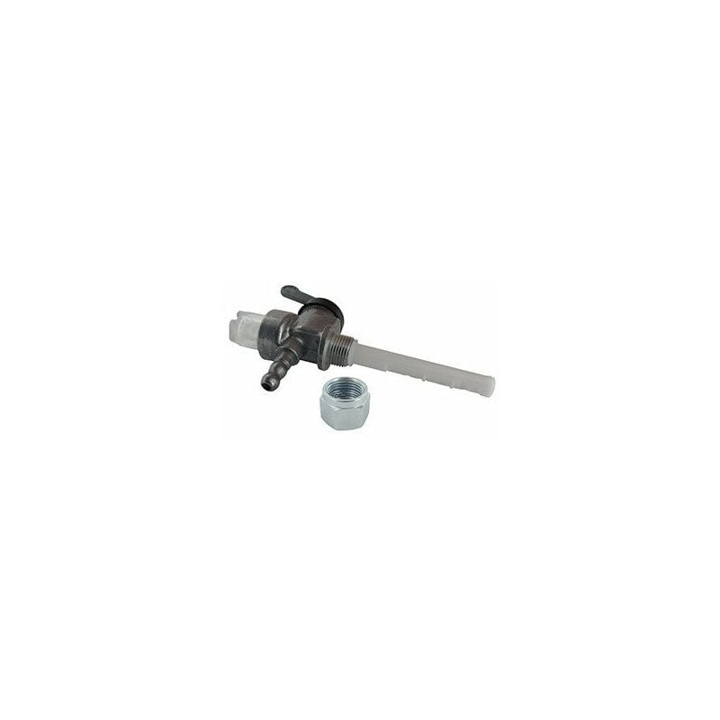 Robinet à essence métallique adaptable avec Filtre pour JLO - Filetage: M12 x 100 Gauche. Remplace origine: 102-21-319-010