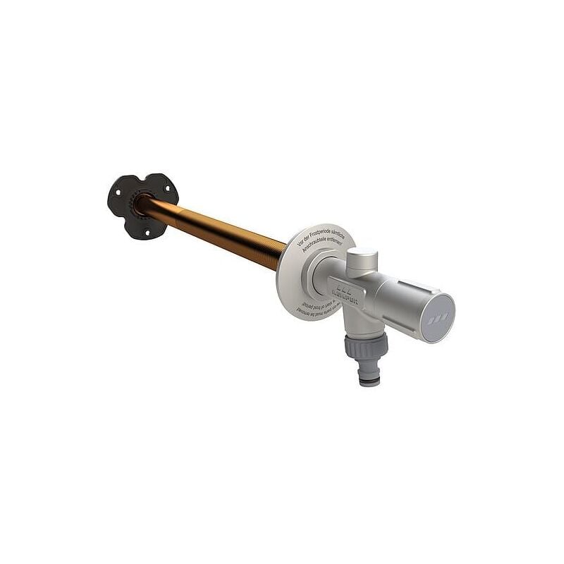 Robinet extérieur antigel, avec poignée de commande, Bronze, DN15 (1/2'), épaisseur de paroi 150-415mm