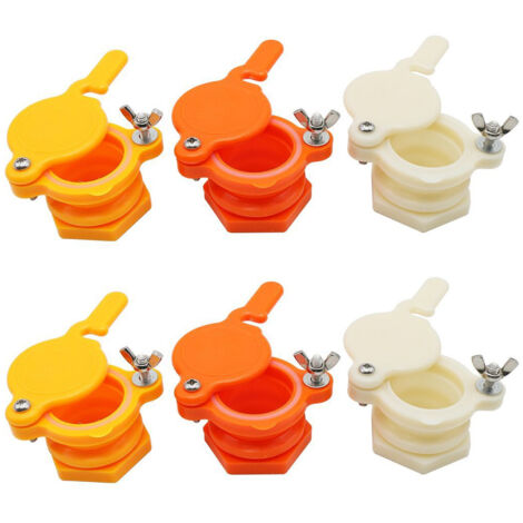 Robinet Extracteur de Miel 6PCS Vanne Miel Vanne Extracteur Miel Robinet Apiculture d'abeille Outil pour Apiculteur-44mm