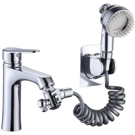 Robinet, flexible d'évier, douchette, kit de montage, baignoire, douche, pommeau de douche avec inverseur, pièces de rechange AquaForge