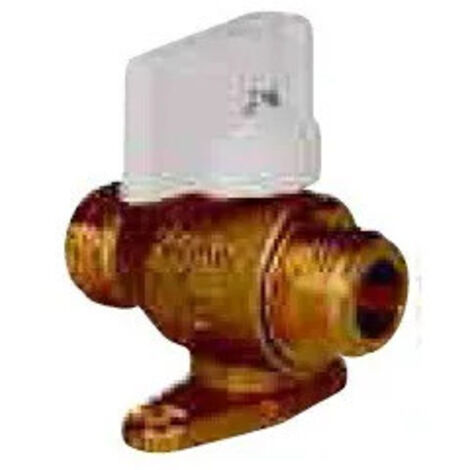 Robinet gaz ROAI domestique, mâle G 1/2" 15x21 DM, 21 à 37 mbar