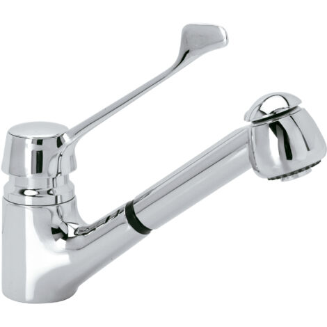 Robinet Industriel Mélangeur Eau Froide et Chaude et Bec Amovible - Distform