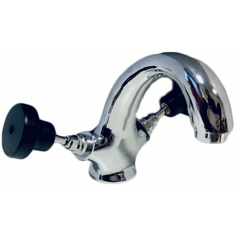 Robinet industriel noir pour évier, style vintage industriel