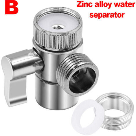 Robinet Interrupteur Adaptateur Évier De Cuisine En Alliage De Zinc Inverseur Lavabo Robinet Connecteur Pour Salle De Bains Douche Accessoires Externes En Alliage De Zinc