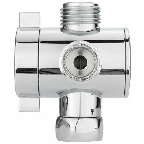 Robinet inverseur de douche avec raccord en T de 1/2 pouce