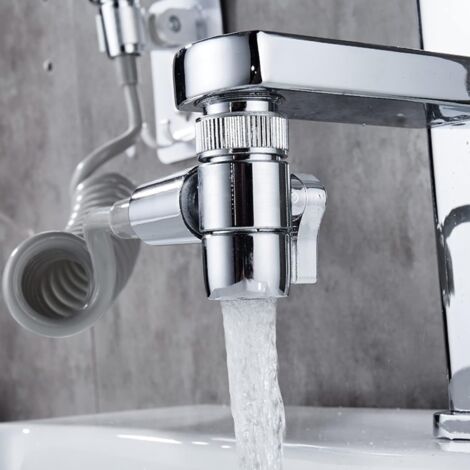 Robinet inverseur de sortie, filetage intérieur 22, filetage extérieur 24, adaptateur en cuivre 1/2 pouce, té de dérivation.
