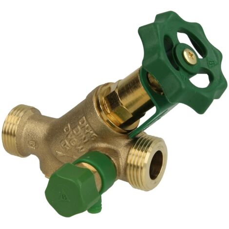 Robinet KFR 3/4'' FM DN 15 avec purge avec broche non montante