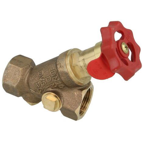 Robinet KFR en laiton rouge DN20 filetage femelle 3/4’’